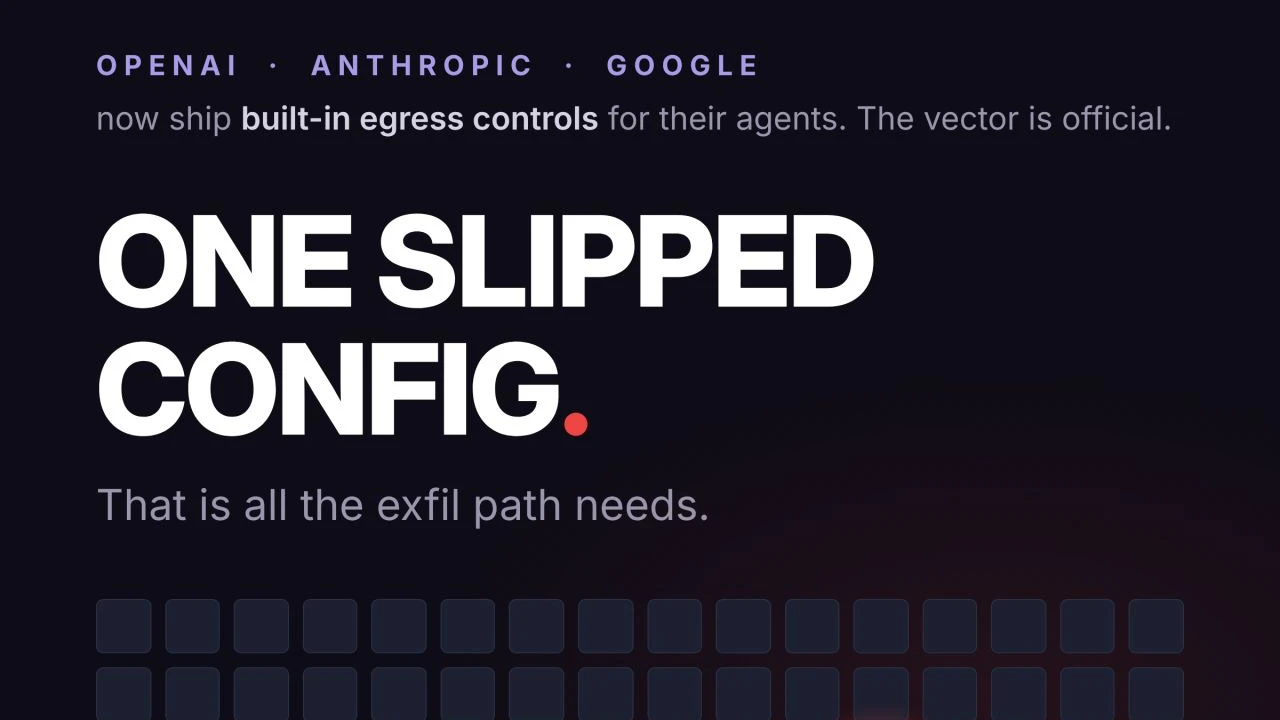 The frontier labs just made agent egress control official
